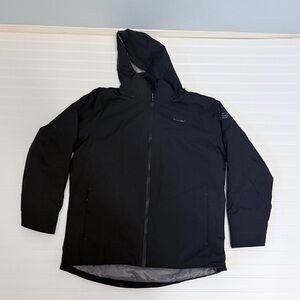 Moosejaw Men's Hooded Insulated Black Performance Jacket Size XL TALL